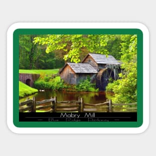 Mabry Mill Sticker